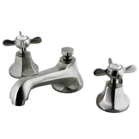 Kingston Brass KS4468BEX Essex 8" Widespread Bathroom Faucet, Brushed Nickel KS4468BEX
